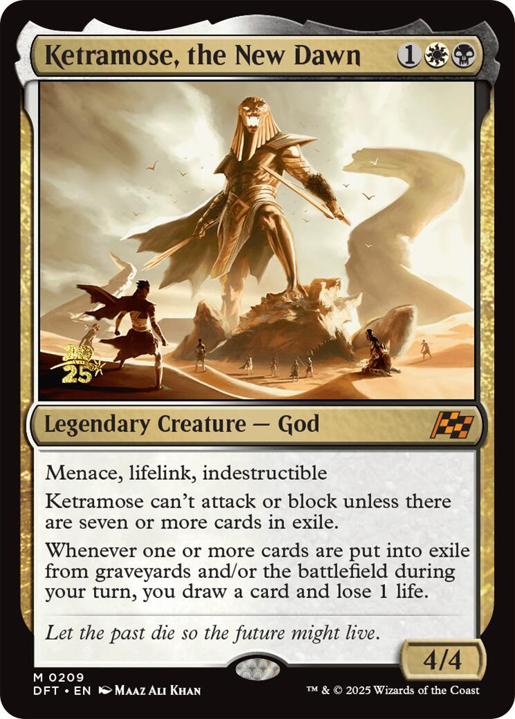 Ketramose, the New Dawn [Aetherdrift Prerelease Promos] | Mega City Incorporated