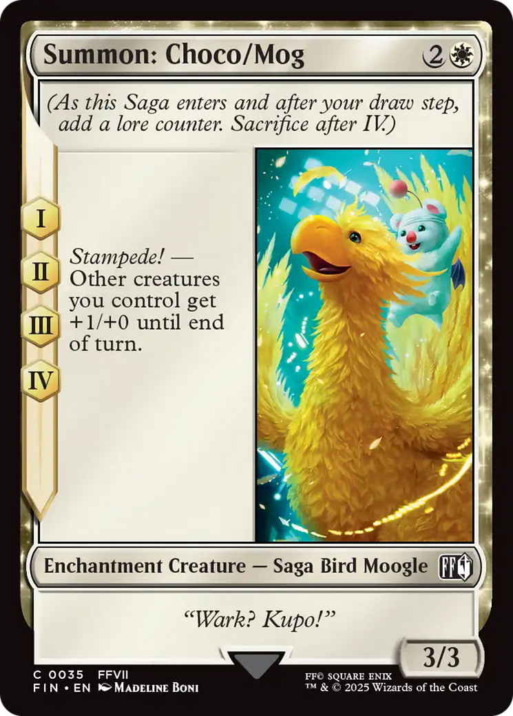 Summon: Choco/Mog [FINAL FANTASY] | Mega City Incorporated