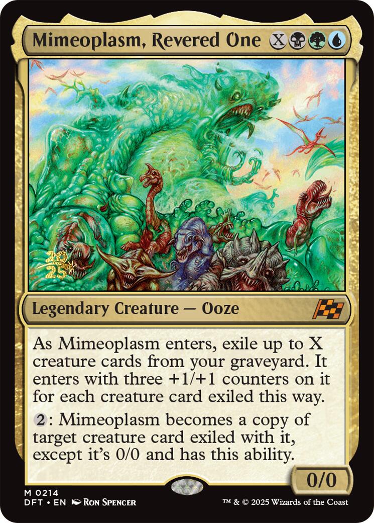 Mimeoplasm, Revered One [Aetherdrift Prerelease Promos] | Mega City Incorporated