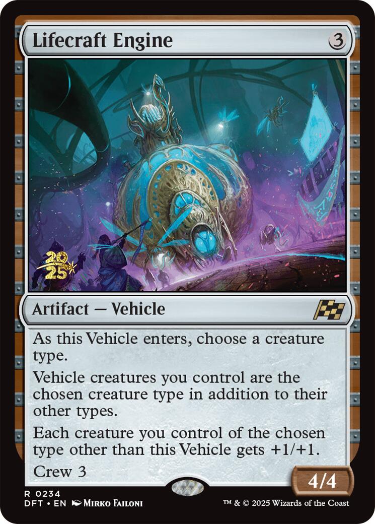 Lifecraft Engine [Aetherdrift Prerelease Promos] | Mega City Incorporated