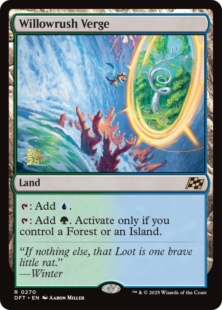 Willowrush Verge [Aetherdrift Prerelease Promos] | Mega City Incorporated