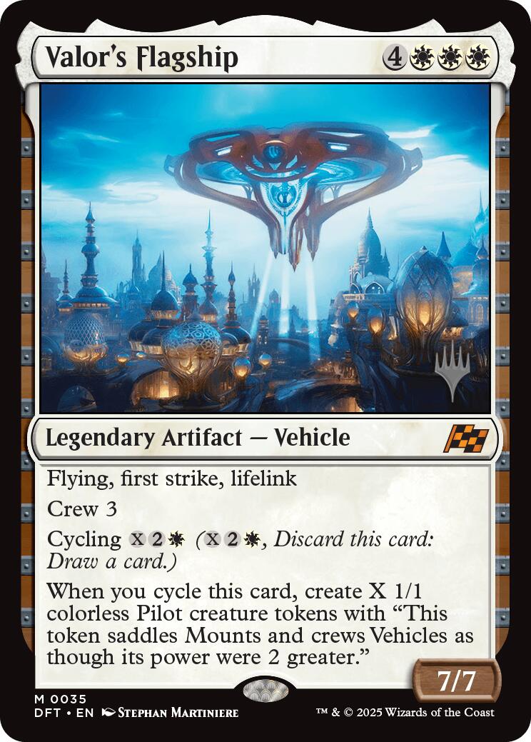 Valor's Flagship [Aetherdrift Promos] | Mega City Incorporated