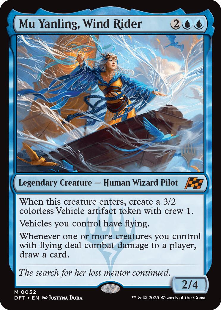 Mu Yanling, Wind Rider [Aetherdrift Promos] | Mega City Incorporated