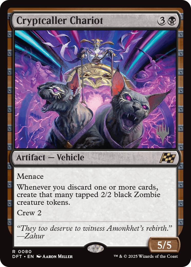 Cryptcaller Chariot [Aetherdrift Promos] | Mega City Incorporated