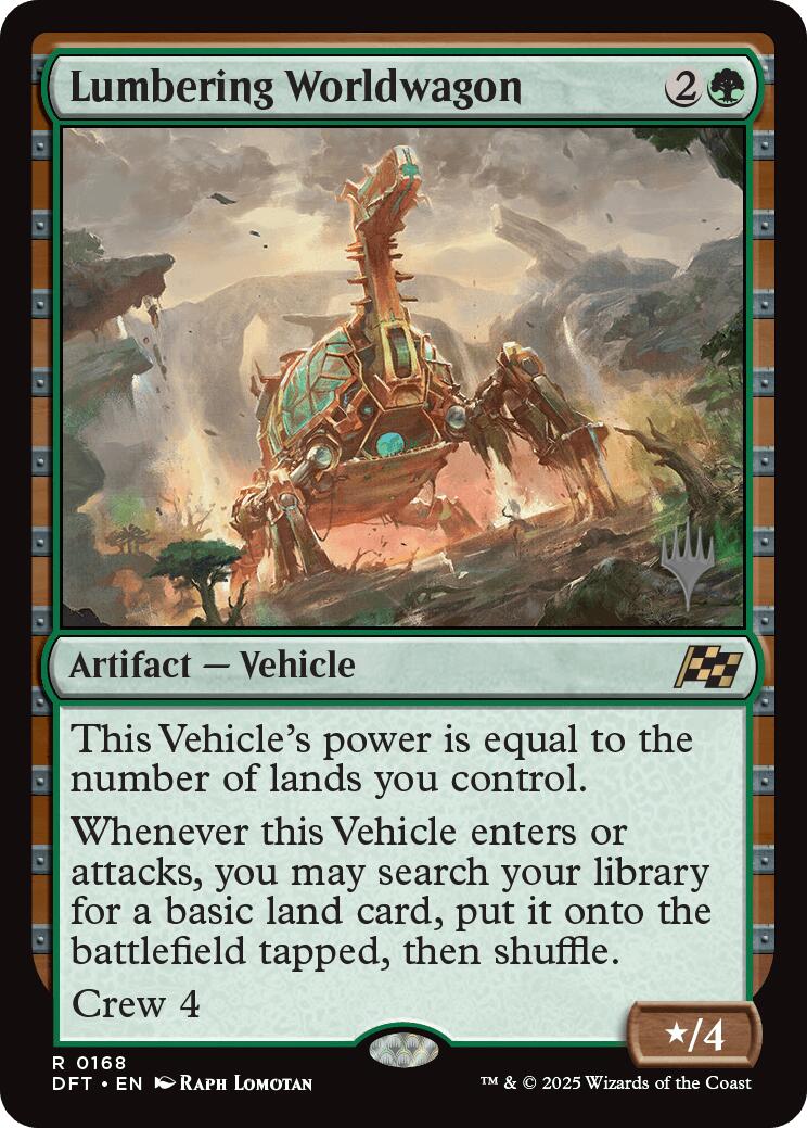 Lumbering Worldwagon [Aetherdrift Promos] | Mega City Incorporated