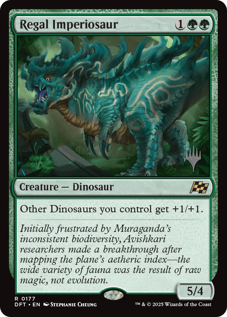 Regal Imperiosaur [Aetherdrift Promos] | Mega City Incorporated