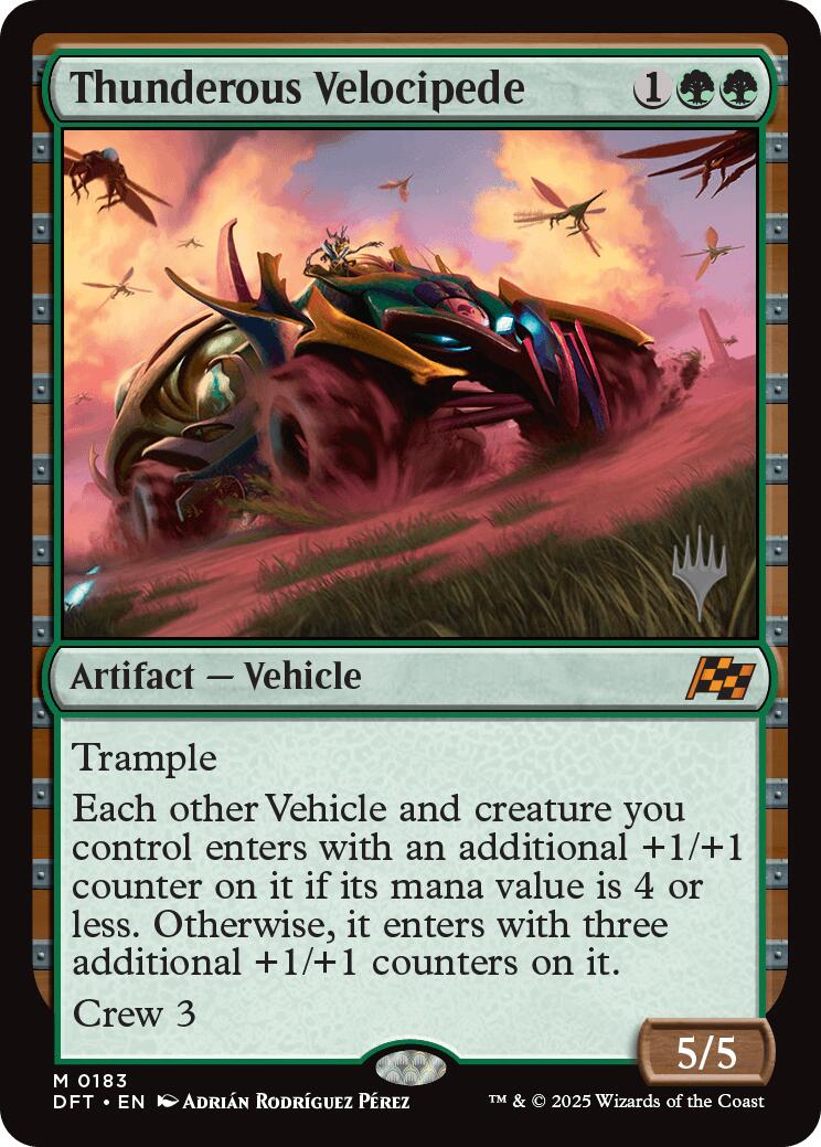 Thunderous Velocipede [Aetherdrift Promos] | Mega City Incorporated