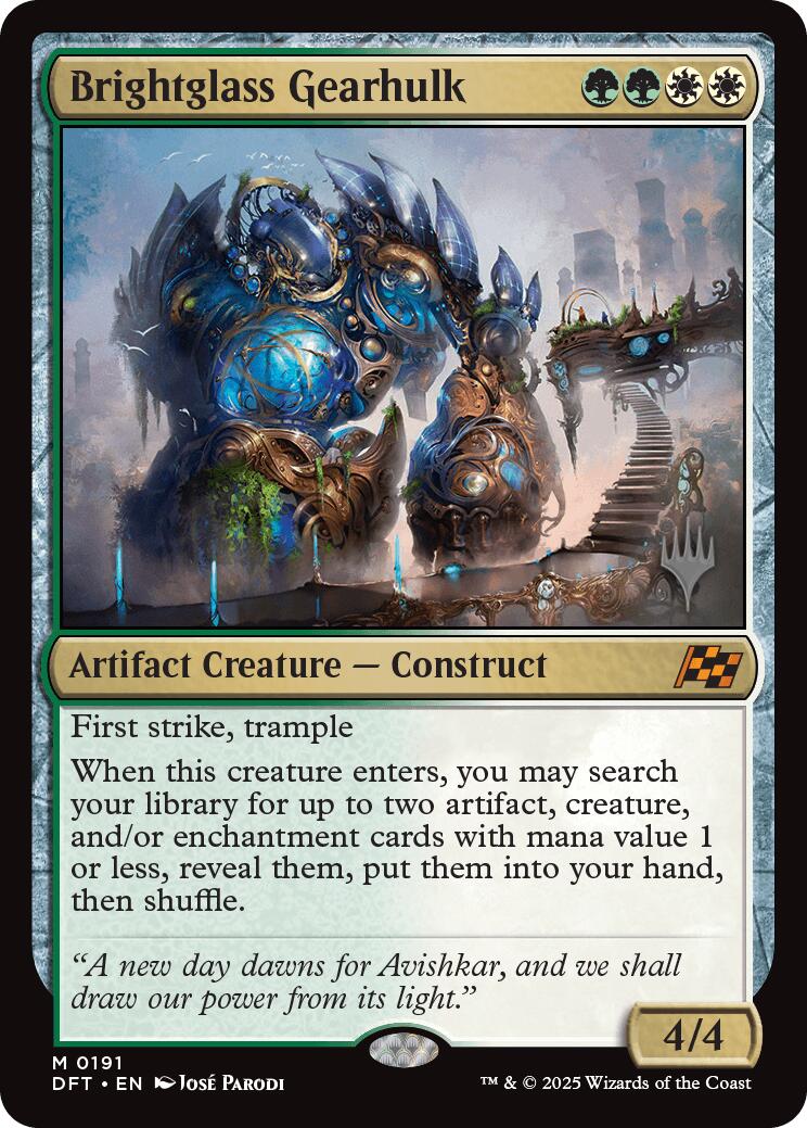 Brightglass Gearhulk [Aetherdrift Promos] | Mega City Incorporated