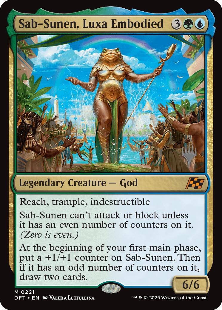 Sab-Sunen, Luxa Embodied [Aetherdrift Promos] | Mega City Incorporated