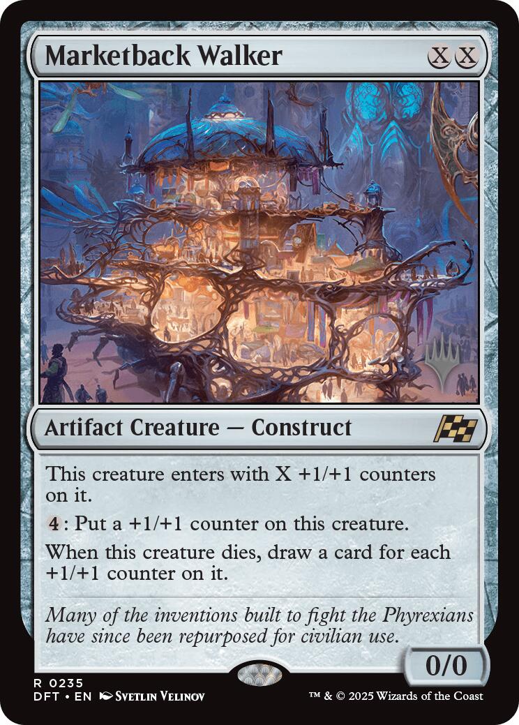 Marketback Walker (Promo Pack) [Aetherdrift Promos] | Mega City Incorporated