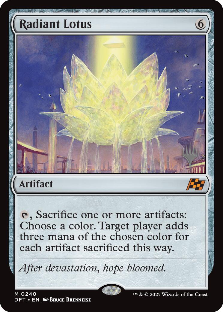 Radiant Lotus [Aetherdrift Promos] | Mega City Incorporated