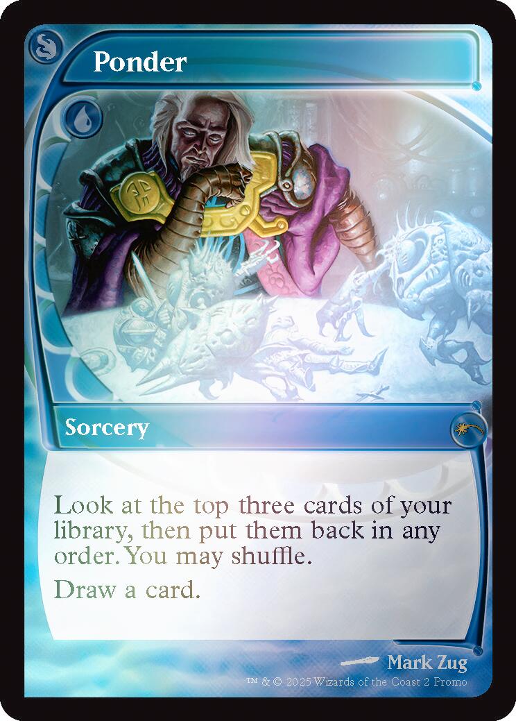 Ponder (Future Sight) [Secret Lair Drop Series] | Mega City Incorporated