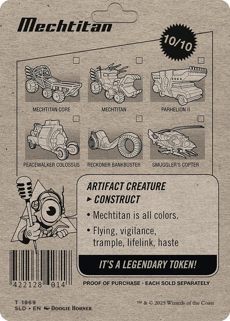 Mechtitan Token [Secret Lair Drop Series] | Mega City Incorporated