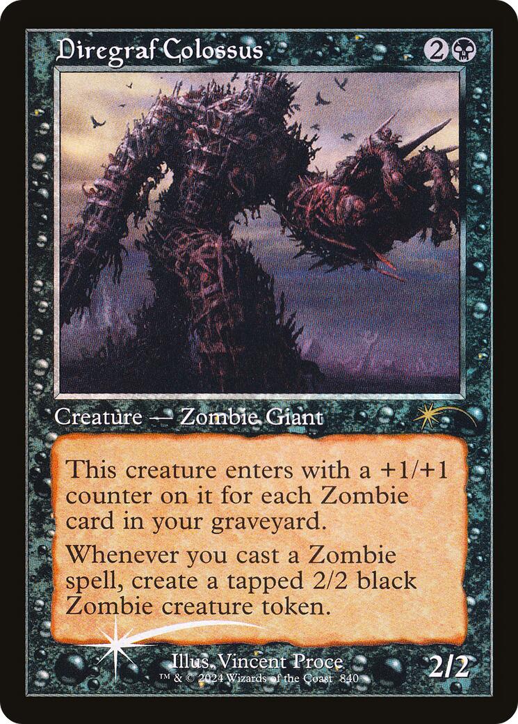 Diregraf Colossus (Retro Frame) [Secret Lair Drop Series] | Mega City Incorporated