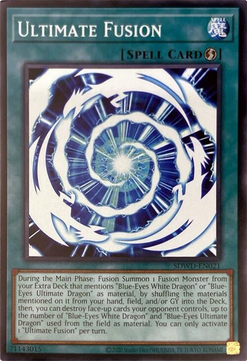 Ultimate Fusion (Unlimited Misprint) [SDWD-EN021] Common | Mega City Incorporated