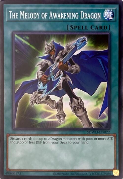 The Melody of Awakening Dragon (Unlimited Misprint) [SDWD-EN022] Common | Mega City Incorporated