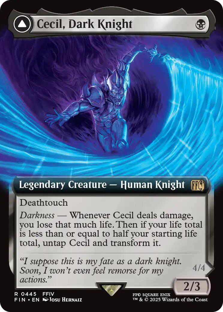 Cecil, Dark Knight // Cecil, Redeemed Paladin (Extended Art) [FINAL FANTASY] | Mega City Incorporated