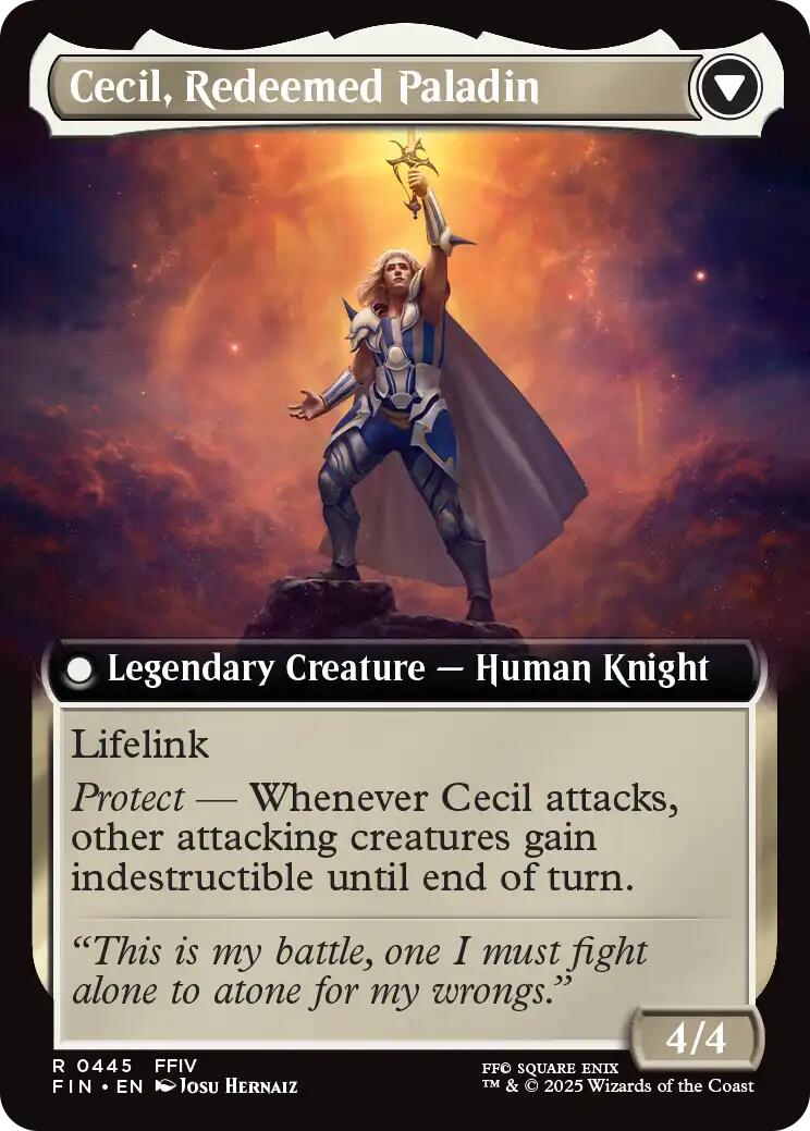 Cecil, Dark Knight // Cecil, Redeemed Paladin (Extended Art) [FINAL FANTASY] | Mega City Incorporated