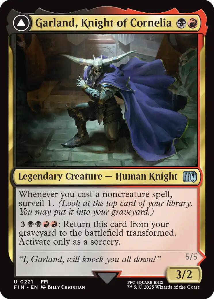 Garland, Knight of Cornelia // Chaos, the Endless [FINAL FANTASY] | Mega City Incorporated