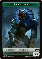 Frog Lizard // Dragon (0014) Double-Sided Token [Tarkir: Dragonstorm Commander Tokens] | Mega City Incorporated