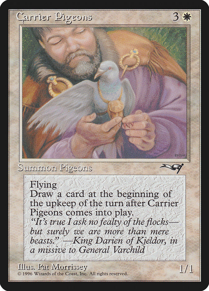 Carrier Pigeons (Holding Pigeon) [Alliances] | Mega City Incorporated