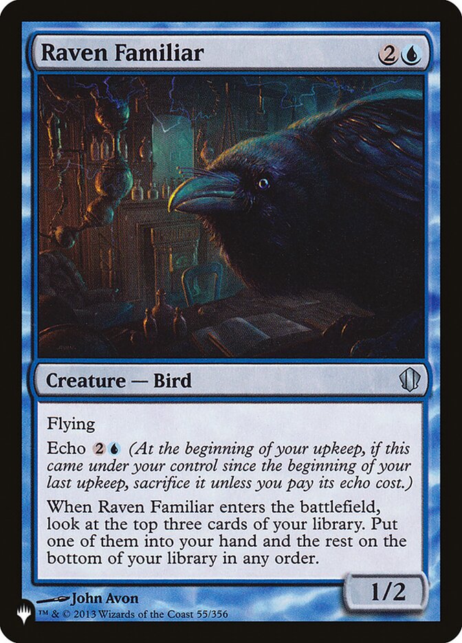 Raven Familiar [The List] | Mega City Incorporated