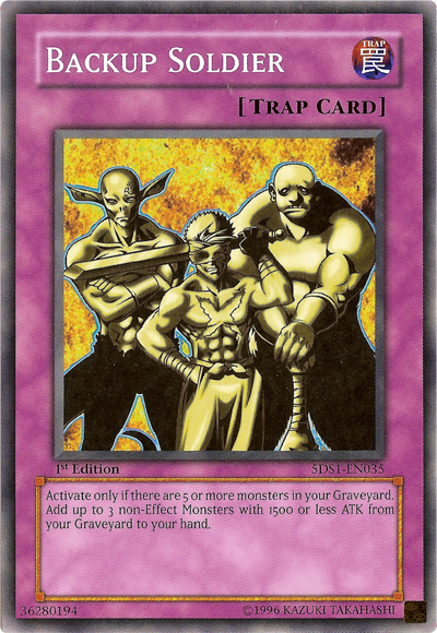 Backup Soldier [5DS1-EN035] Common | Mega City Incorporated