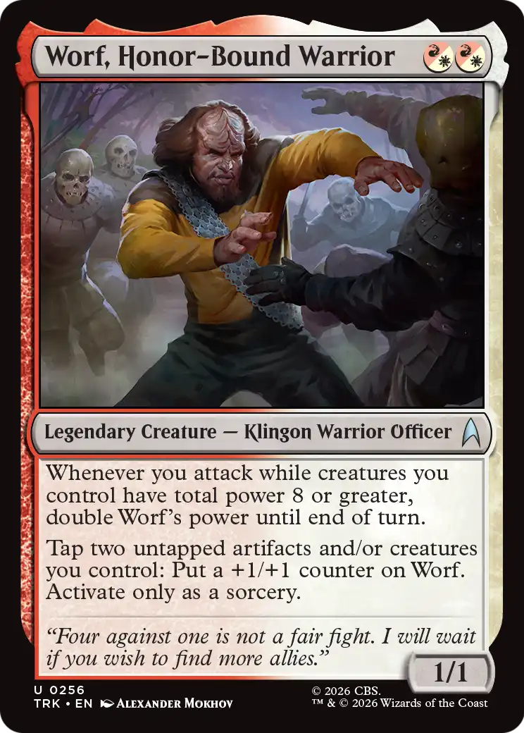 Worf, Honor-Bound Warrior [Star Trek] | Mega City Incorporated