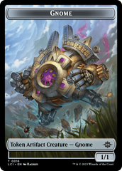 Gnome // Golem Double-Sided Token [The Lost Caverns of Ixalan Tokens] | Mega City Incorporated