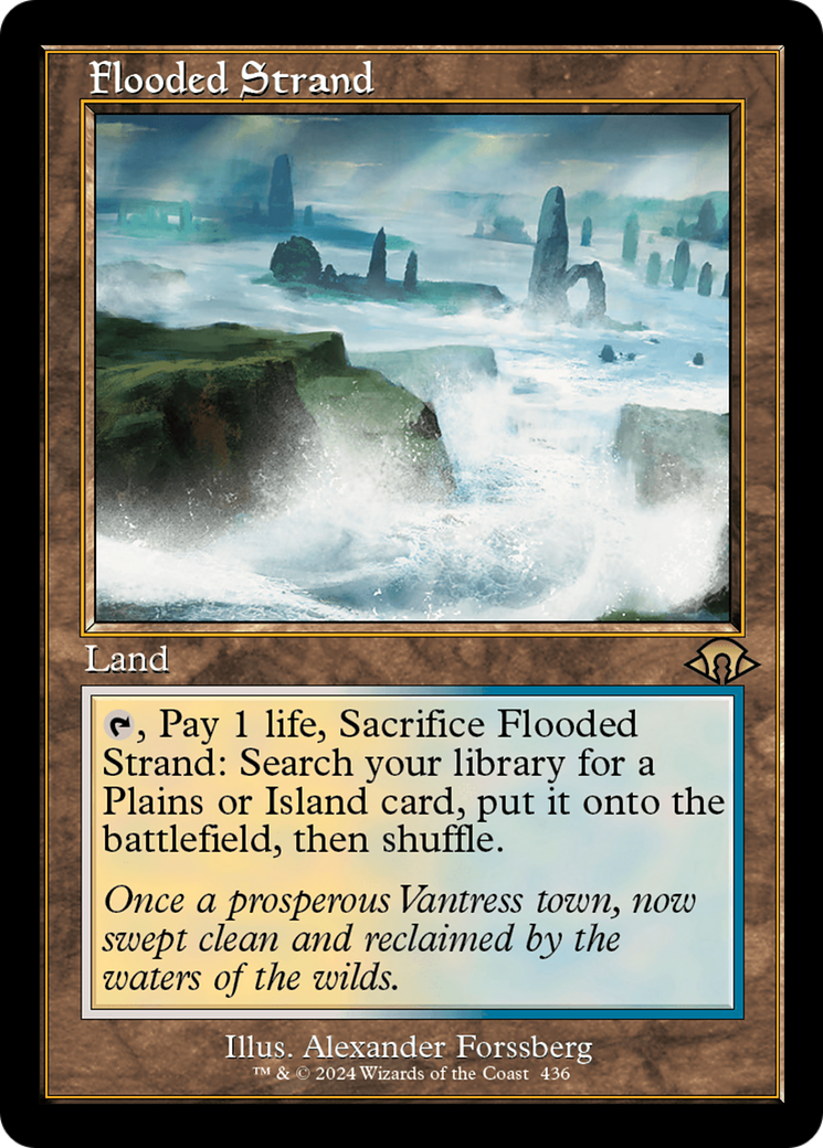 Flooded Strand (Retro) [Modern Horizons 3] | Mega City Incorporated