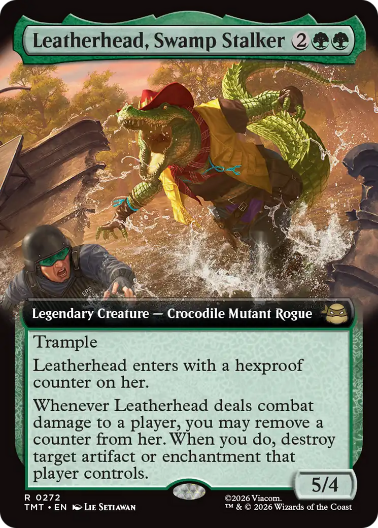 Leatherhead, Swamp Stalker (Extended Art) [Teenage Mutant Ninja Turtles] | Mega City Incorporated