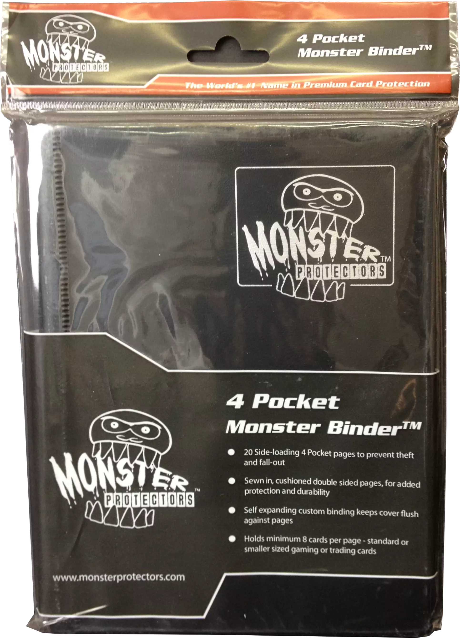 Monster 4 Pocket Binder Matte Black | Mega City Incorporated