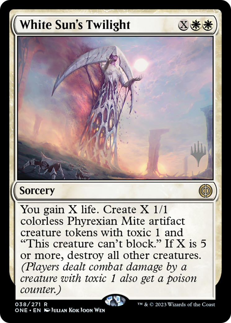 White Sun's Twilight (Promo Pack) [Phyrexia: All Will Be One Promos] | Mega City Incorporated