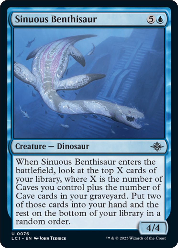 Sinuous Benthisaur [The Lost Caverns of Ixalan] | Mega City Incorporated