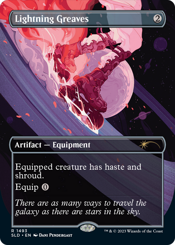 Lightning Greaves (1493) (Galaxy Foil) [Secret Lair Drop Series] | Mega City Incorporated