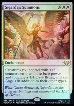 Sigarda's Summons [Innistrad: Crimson Vow Prerelease Promos] | Mega City Incorporated
