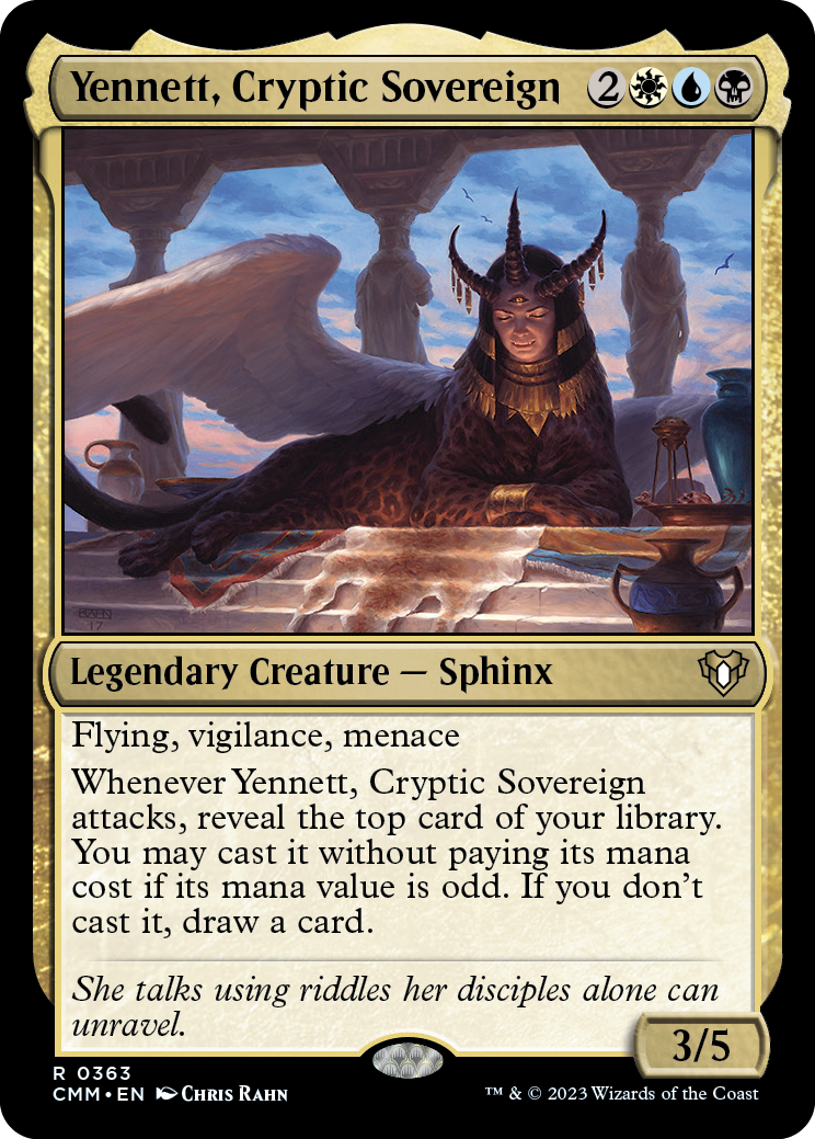 Yennett, Cryptic Sovereign [Commander Masters] | Mega City Incorporated