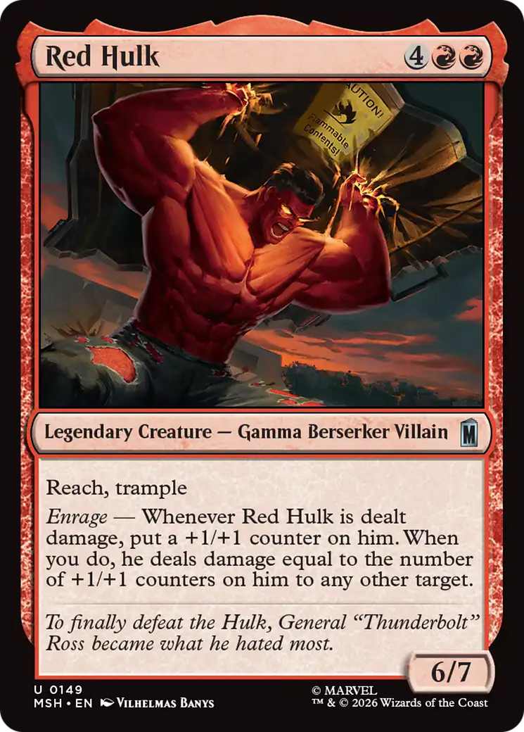 Red Hulk [Marvel Super Heroes] | Mega City Incorporated