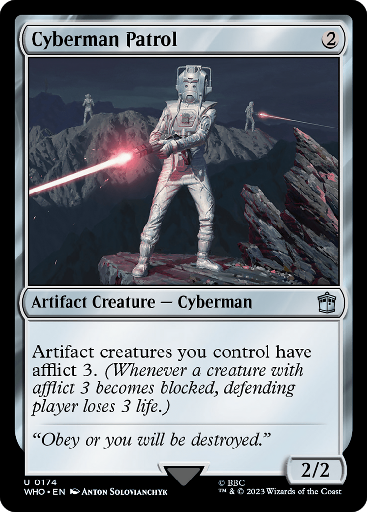 Cyberman Patrol [Doctor Who] | Mega City Incorporated