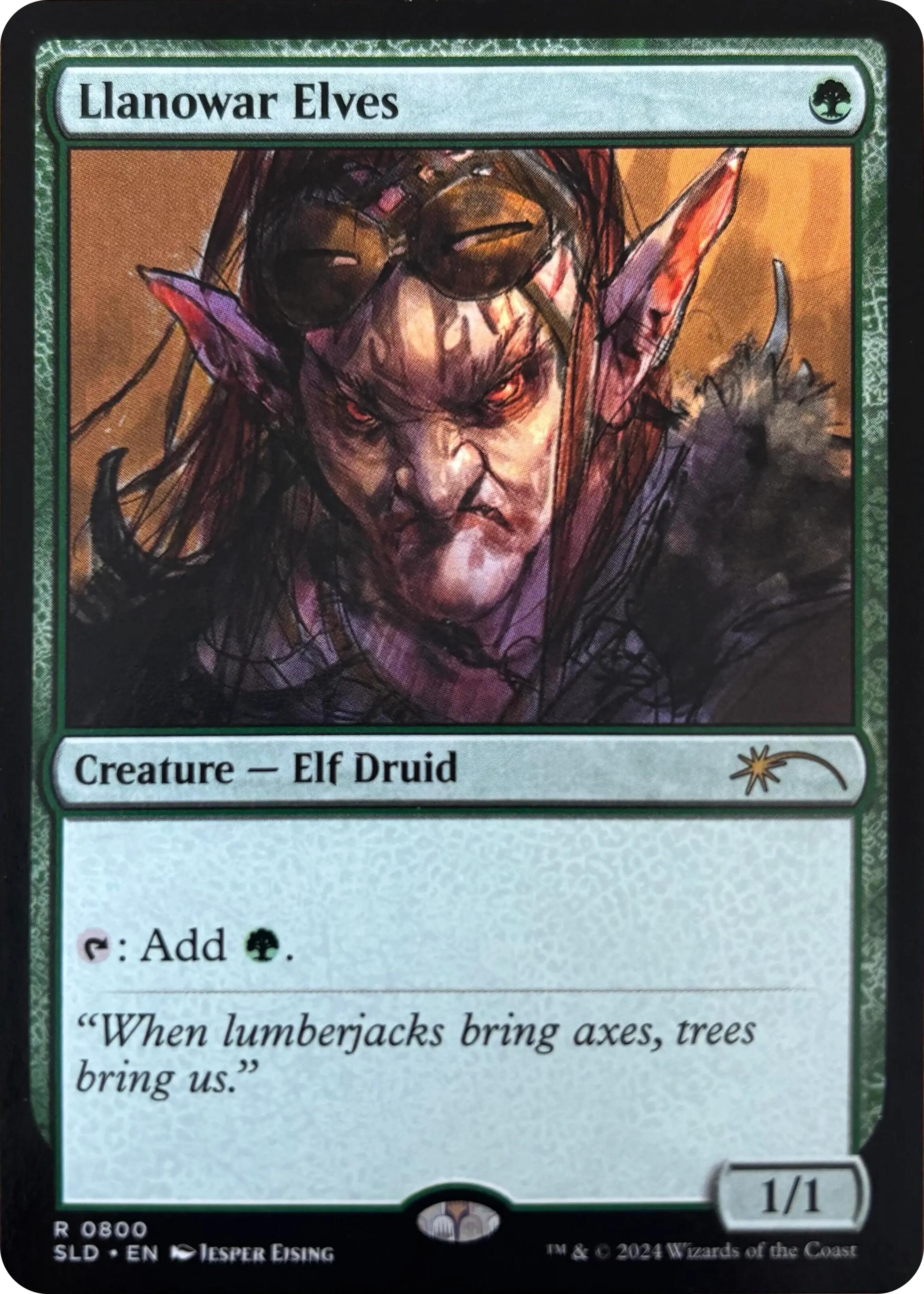 Llanowar Elves (0800) [Secret Lair Drop Series] | Mega City Incorporated
