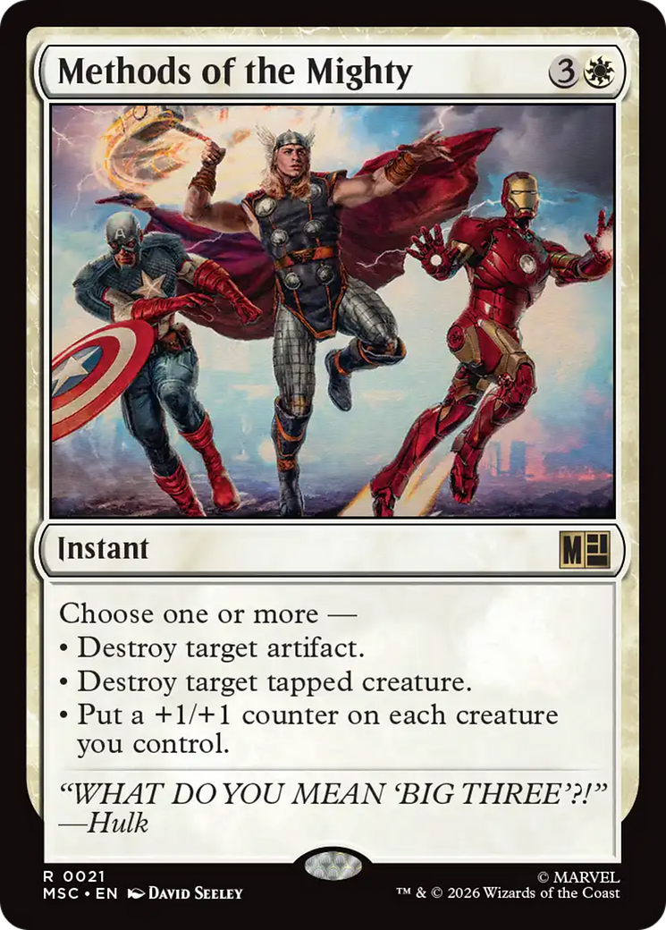 Methods of the Mighty [Marvel Super Heroes Commander] | Mega City Incorporated