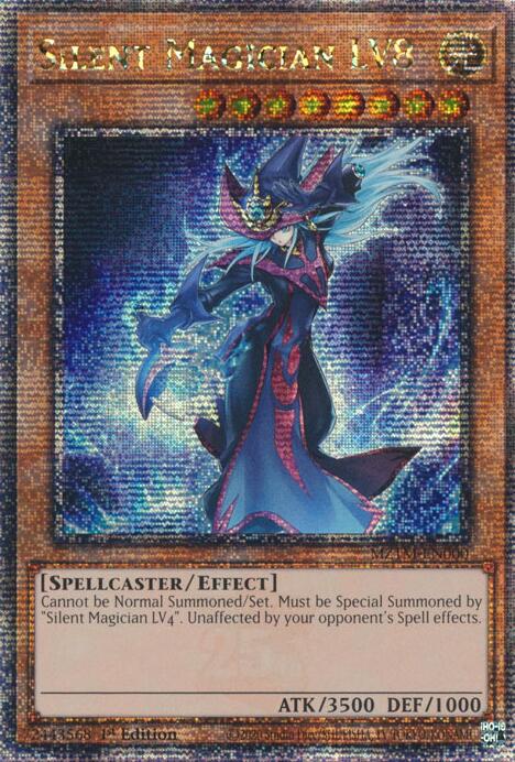 Silent Magician LV8 [MZTM-EN000] Quarter Century Secret Rare | Mega City Incorporated