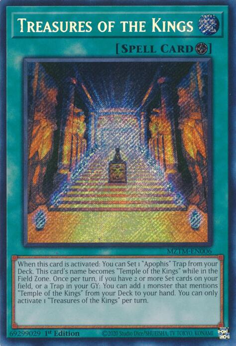 Treasures of the Kings [MZTM-EN006] Secret Rare | Mega City Incorporated