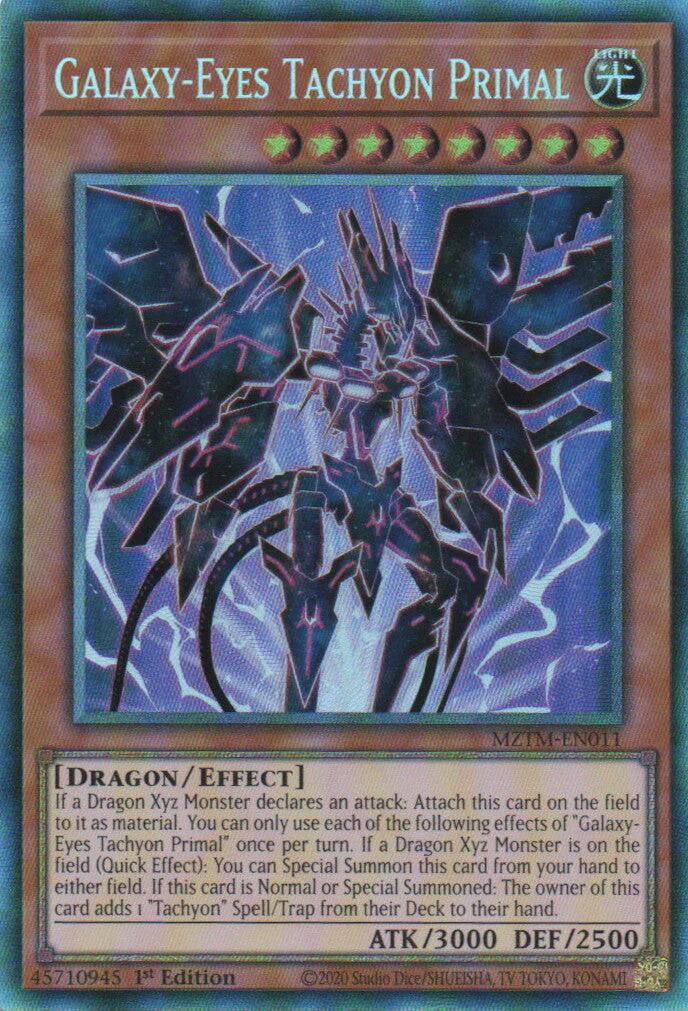 Galaxy-Eyes Tachyon Primal (Collector's Rare) [MZTM-EN011] Collector's Rare | Mega City Incorporated