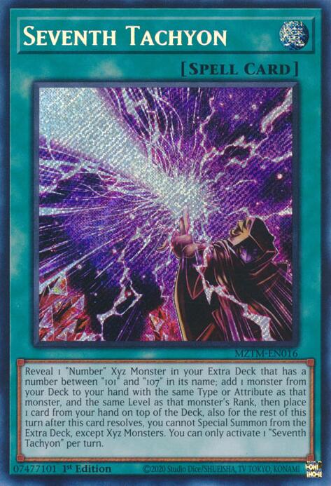 Seventh Tachyon [MZTM-EN016] Secret Rare | Mega City Incorporated