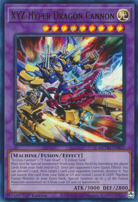 XYZ-Hyper Dragon Cannon [MZTM-EN021] Ultra Rare | Mega City Incorporated