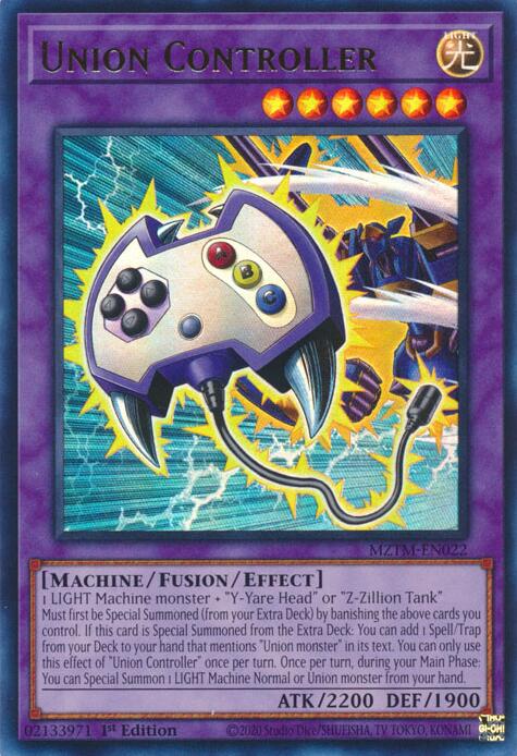 Union Controller [MZTM-EN022] Ultra Rare | Mega City Incorporated