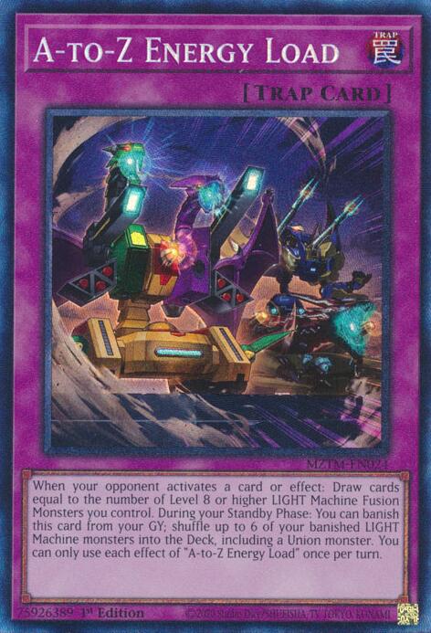 A-to-Z Energy Load (Collector's Rare) [MZTM-EN024] Collector's Rare | Mega City Incorporated