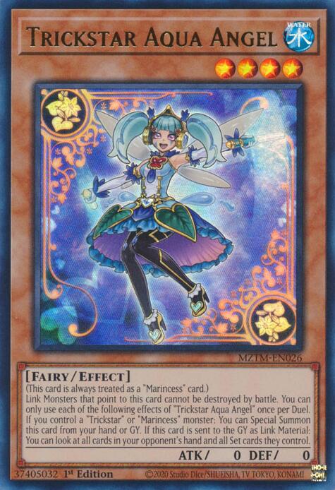 Trickstar Aqua Angel [MZTM-EN026] Ultra Rare | Mega City Incorporated