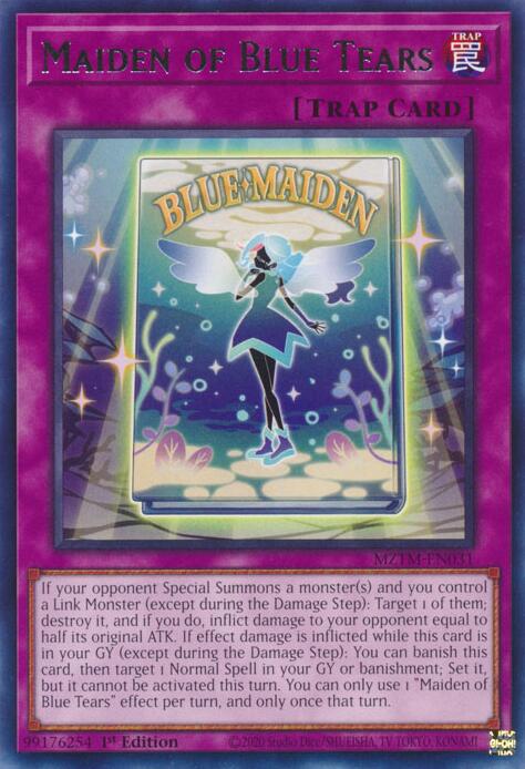 Maiden of Blue Tears [MZTM-EN031] Rare | Mega City Incorporated
